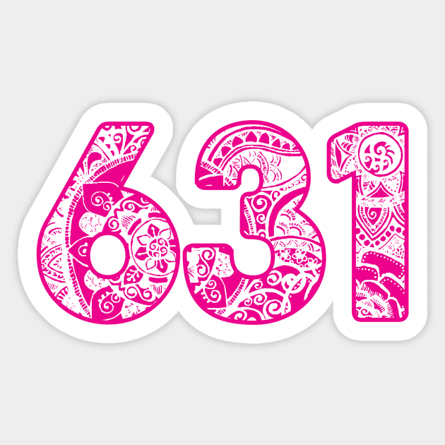 631 - pink Sticker by emilystp23